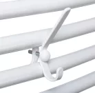 Törölközőtartó, Sapho AQUALINE törölköző akasztó radiátorra, fehér 2602S