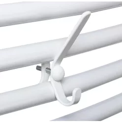   Törölközőtartó, Sapho AQUALINE törölköző akasztó radiátorra, fehér 2602S