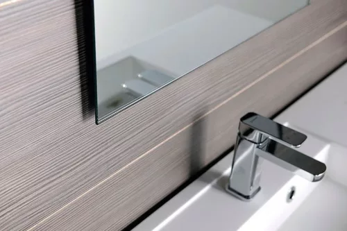 Tükör, Sapho AQUALINE csiszolt tükör akasztó nélkül, 40x60cm 22491