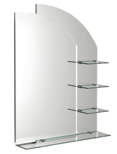Tükör, Sapho AQUALINE WEGA Tükör polccal, 65x90cm 65028