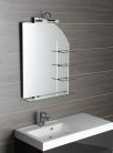 Tükör, Sapho AQUALINE WEGA Tükör polccal, 65x90cm 65028