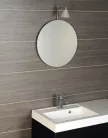 Tükör, Sapho AQUALINE kerek tükör, akasztó nélkül, átm:50cm 22443