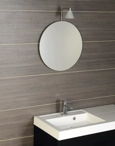 Tükör, Sapho AQUALINE kerek tükör, akasztó nélkül, átm:50cm 22443