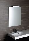 Tükör, Sapho AQUALINE csiszolt tükör akasztó nélkül, 50x90cm 22494
