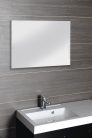 Tükör, Sapho AQUALINE csiszolt tükör akasztó nélkül, 100x80cm 22499