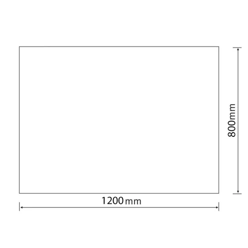 Tükör, Sapho AQUALINE csiszolt tükör akasztó nélkül, 120x80cm 22500
