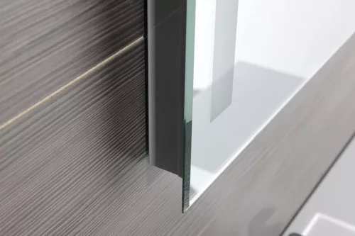 Tükör, Sapho AQUALINE LED tükör világítással, billenő kapcsolóval, 100x80cm ATH7