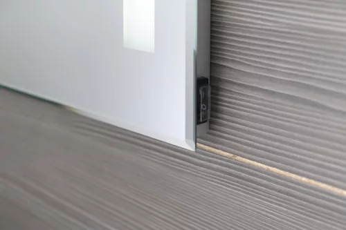 Tükör, Sapho AQUALINE LED tükör világítással, billenő kapcsolóval, 100x80cm ATH7