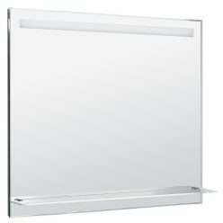   Tükör, Sapho AQUALINE LED tükör világítással, üveg polc, billenő kapcsoló, 100x80cm ATH55