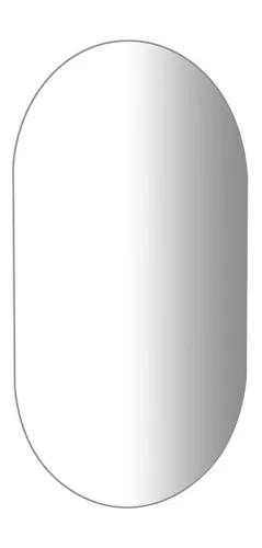 Tükör, Sapho AQUALINE ovális tükör akasztó nélkül, 40x70cm 22503