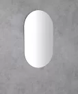 Tükör, Sapho AQUALINE ovális tükör akasztó nélkül, 40x70cm 22503
