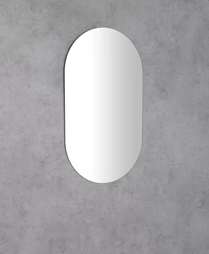 Tükör, Sapho AQUALINE ovális tükör akasztó nélkül, 40x70cm 22503