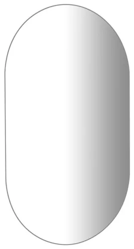 Tükör, Sapho AQUALINE ovális tükör akasztó nélkül, 50x85cm 22504