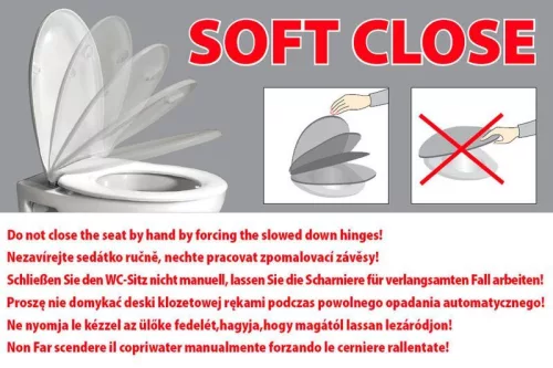 WC ülőke, Sapho PACO SLIM Soft Close WC-ülőke PCS1012