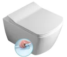 WC, Sapho GLANC fali rimless WC, 37x51,5cm GC321