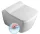 WC, Sapho GLANC fali rimless WC, 37x51,5cm GC321