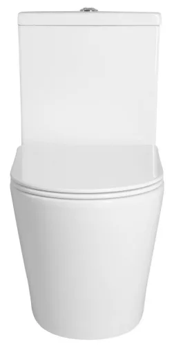WC, Sapho PACO RIMLESS monoblokkos WC, A/H kifolyású, ülőke nélkül, duál öblítő PC1012WR