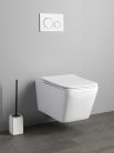 WC, Sapho PORTO RIMLESS fali WC, ülőke nélkül, 36x52cm PZ102WR