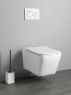 WC, Sapho PORTO RIMLESS fali WC, ülőke nélkül, 36x52cm PZ102WR