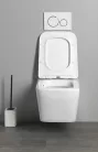 WC, Sapho PORTO RIMLESS fali WC, ülőke nélkül, 36x52cm PZ102WR