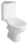 WC, Sapho AQUALINE CLIFTON sarok kombi WC alsó/hátsó kifolyású, tartállyal, ülőke nélkül FS1PK