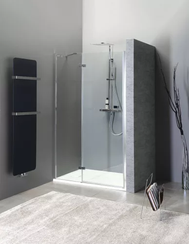 Zuhanyajtó, Sapho POLYSAN FORTIS LINE zuhanyajtó, 2 részes, jobbos, 900mm, króm FL1490R