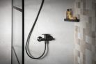 Zuhanycsaptelep, Sapho AQUALINE LOTTA zuhanycsaptelep zuhanyszett nélkül, fekete LT611B