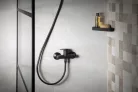 Zuhanycsaptelep, Sapho AQUALINE LOTTA zuhanycsaptelep zuhanyszett nélkül, fekete LT611B
