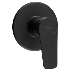   Zuhanycsaptelep, Sapho AQUALINE LOTTA falba süllyesztett zuhanycsaptelep, 1-irányú, fekete LT741B