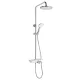 Zuhanyoszlop, Sapho AQUALINE MARCO zuhanyoszlop zuhanyszettel, 800-1150mm, fehér SL100