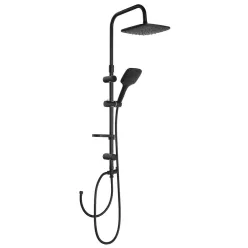   Zuhanyoszlop, Sapho AQUALINE TARA zuhanyoszlop, csaptelep nélkül, zuhanyszettel, fekete SL435