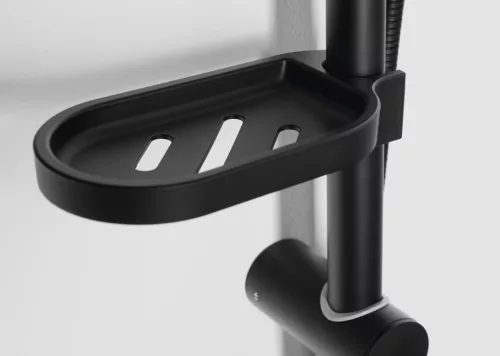 Zuhanyoszlop, Sapho AQUALINE TARA zuhanyoszlop, csaptelep nélkül, zuhanyszettel, fekete SL435