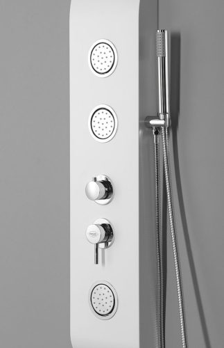 Zuhanypanel, Sapho AQUALINE YUKI zuhanypanel, 210x1450mm, fehér SL290