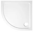 Zuhanytálca, Sapho AQUALINE TECMI íves öntöttmárvány íves zuhanytálca, 90x90x3cm, R55 PQ559