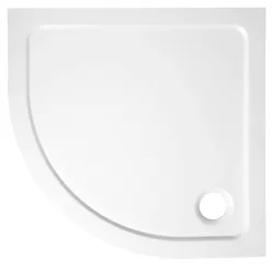   Zuhanytálca, Sapho AQUALINE TECMI íves öntöttmárvány íves zuhanytálca, 90x90x3cm, R55 PQ559