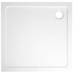   Zuhanytálca, Sapho AQUALINE TECMI öntöttmárvány zuhanytálca, 80x80x3cm PQ008