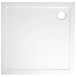   Zuhanytálca, Sapho AQUALINE TECMI öntöttmárvány zuhanytálca, 90x90x3cm PQ009