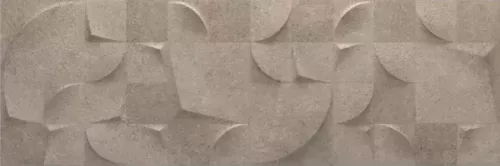 Dekorcsempe, Baldocer Shape Icon Taupe falburkoló 30x90 cm rektifikált BA105