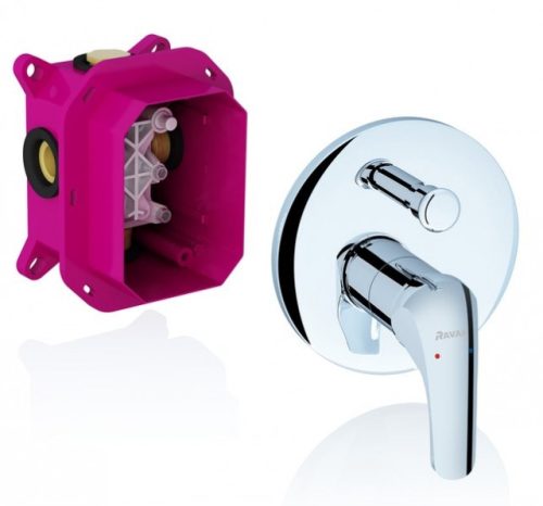 Falba süllyesztett, Ravak Rosa RS 065.00 csaptelep, váltóval X070050