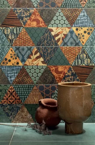 Dekorcsempe, Tubadzin Goldgreen B Decor 29x74