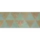 Dekorcsempe, Tubadzin Goldgreen Mono Decor 29x74