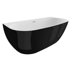 Kád, M-Acryl Avalon Akril Kád 160x80cm Fekete Előlappal