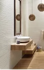 Csempe, Arte  Perlina White STR 30,8x60,8