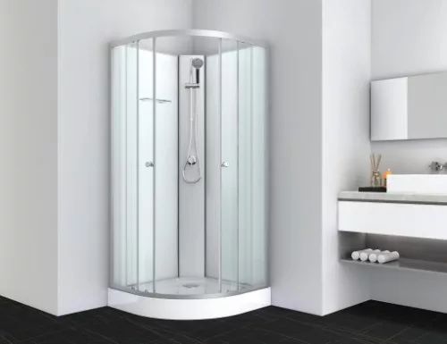 Zuhanykabin, Sanotechnik Idea 1 Íves Komplett 80x80 króm PS10