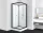 Zuhanykabin, Sanotechnik Uni 1 Szögletes Komplett 80x80 fekete PS14B