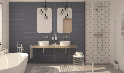 Csempe, Zalakerámia CARNEVAL matt dekor 20X60 ZAL-ZBD 62112