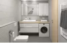 Csempe, Zalakerámia CEMENTI Sötét Szürke 3D 20X60, ZBD 62088