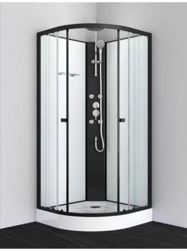 Zuhanykabin, Sanotechnik Reload Hidromasszázs 90x90 Fekete PS16B