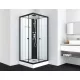 Zuhanykabin, Sanotechnik Stil 2 Hidromasszázs 90x90 Fekete PS18B
