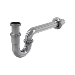   Mosdószifon, Ravak mosdószifon, fém, krómozott , U-alakú X01436